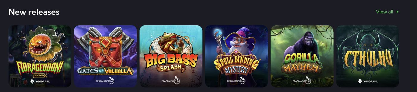 Spelaanbod bij Lamba casino